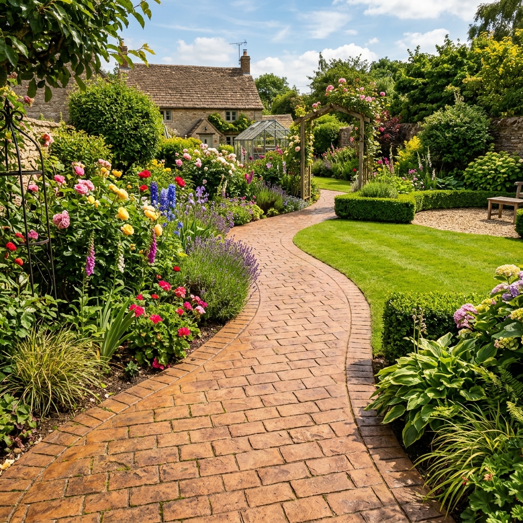 Curved Garden Path Bawtry