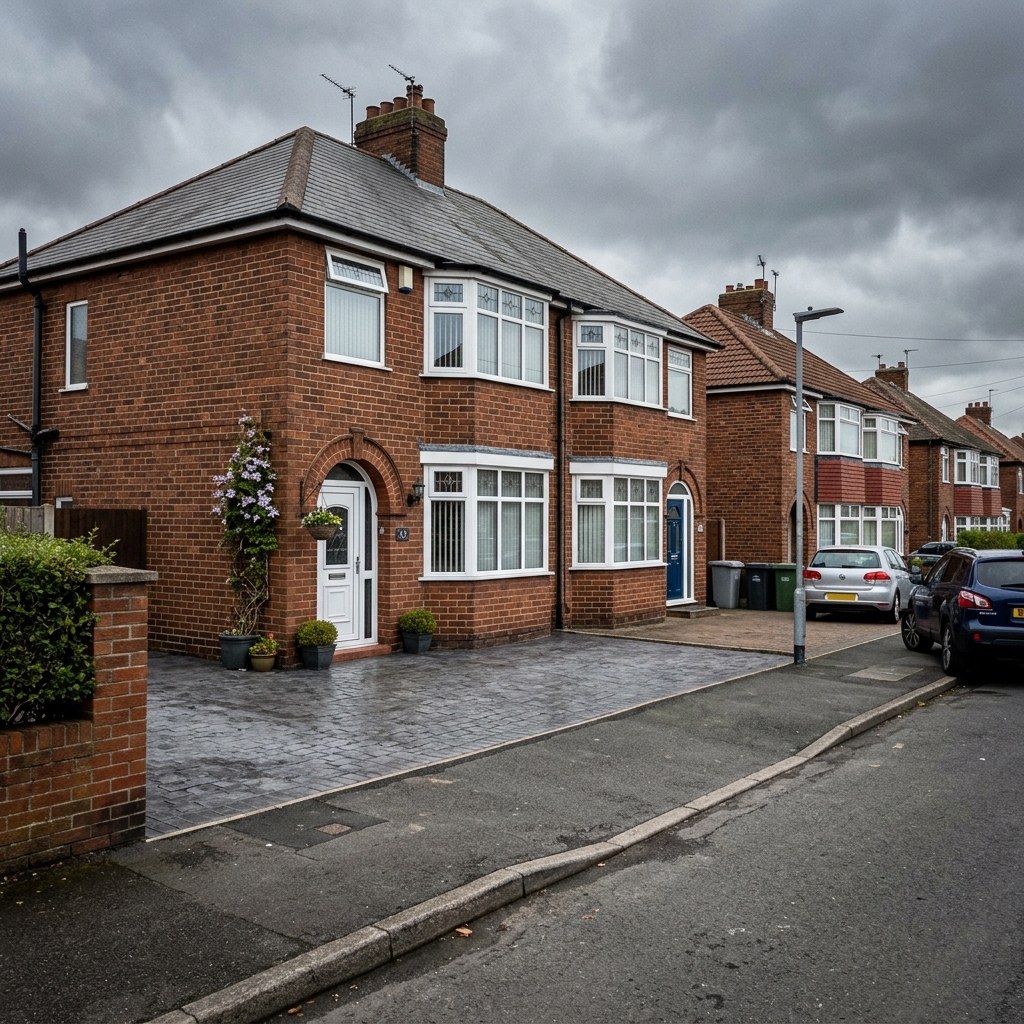 Modern Grey Driveway Sprotbrough