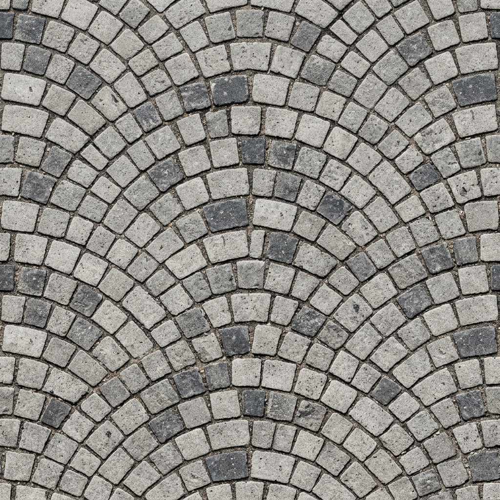 Euro Fan Cobblestone Pattern